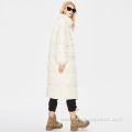 Winter New Women Stand Collar Long Down Coat